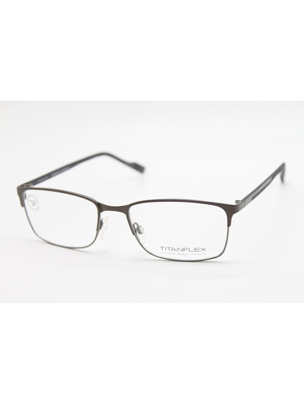 NEW TITANFLEX 827071 30/DGN DARK GUNMETAL AUTHENTIC EYEGLASSES 53-17